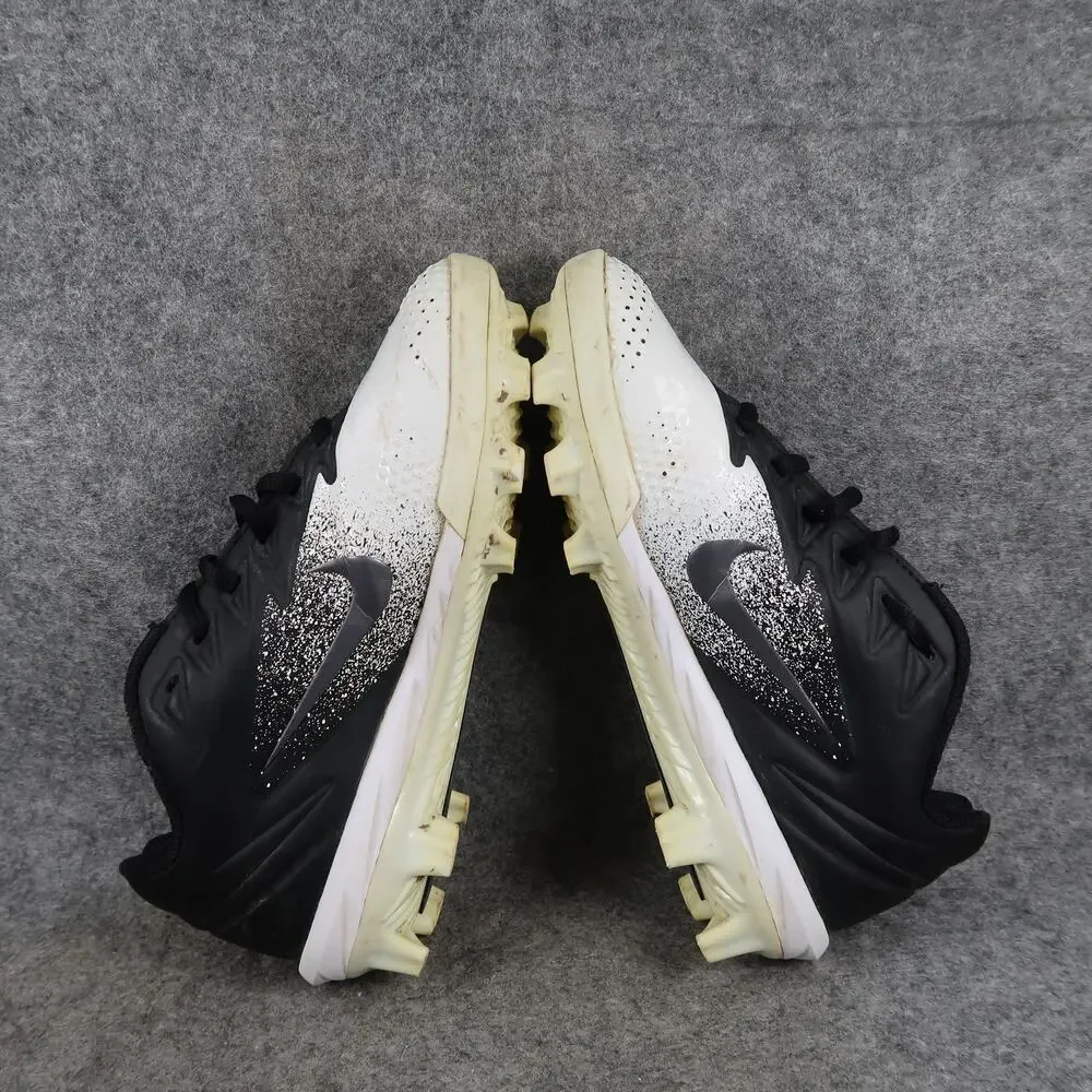 Nike Shoes Youth 3 Cleats Baseball Vapor Ultrafly Pro Black White Lace Up Kids